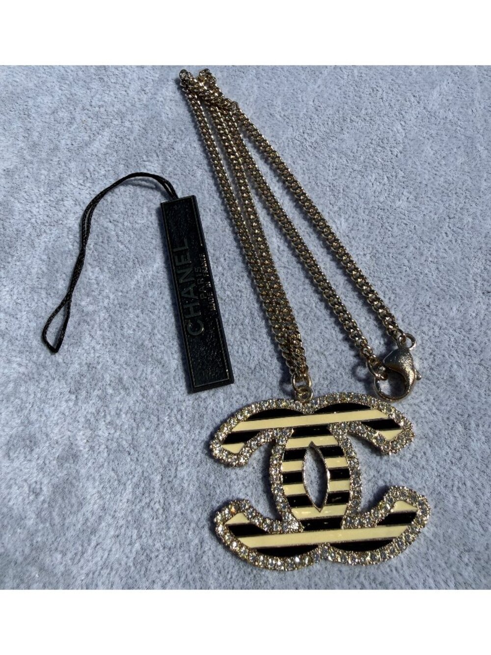 Chanel CC Enamel Necklace